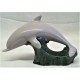 POOLE POTTERY DOLPHIN – SMALL 16.5cm DOLPHIN FIGURE – Unusual Grey & Dolphin Blue Colourway